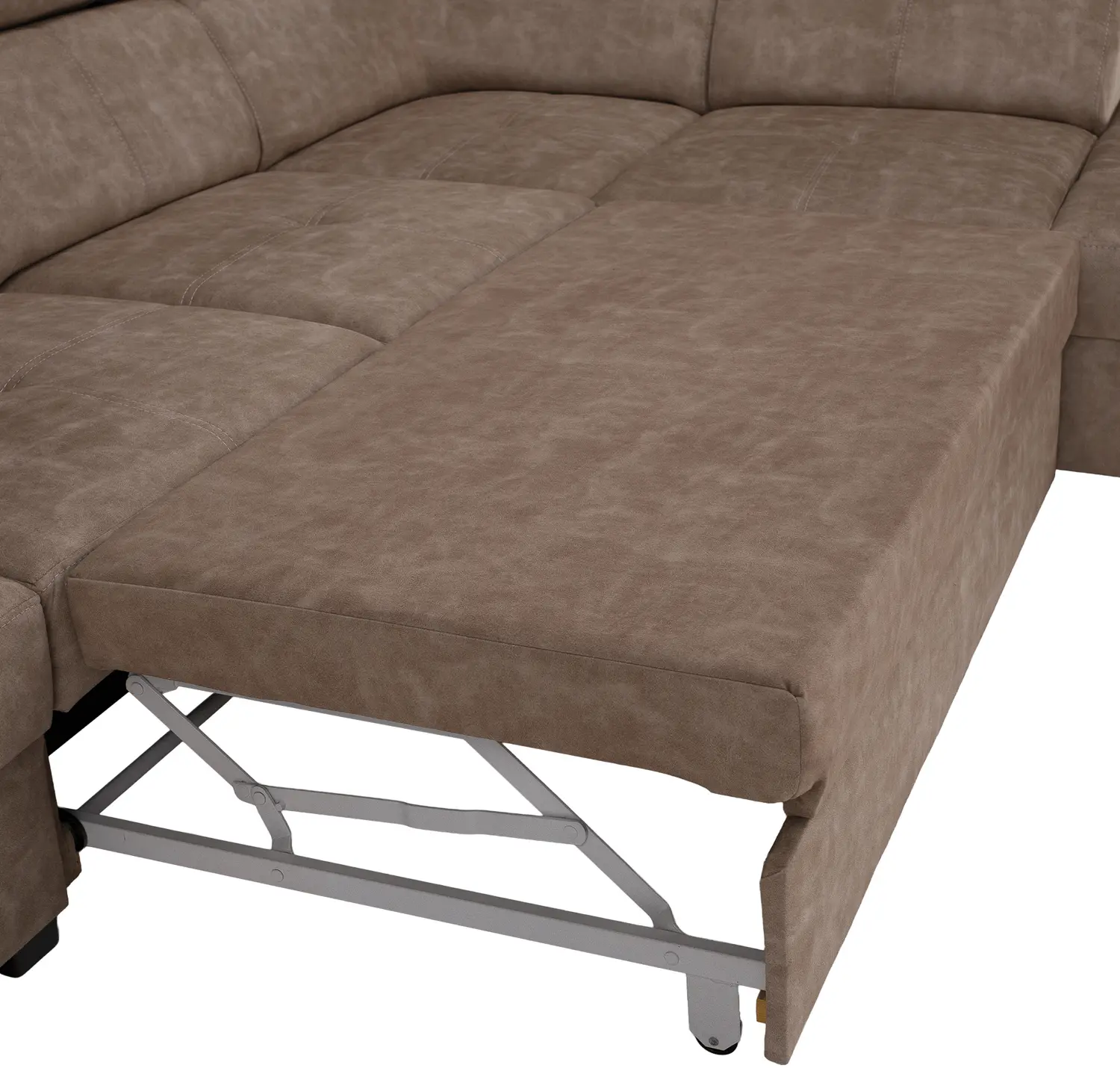 Canapea de colt Tempo Kondela Malaga Big Right Country 3 (Beige)