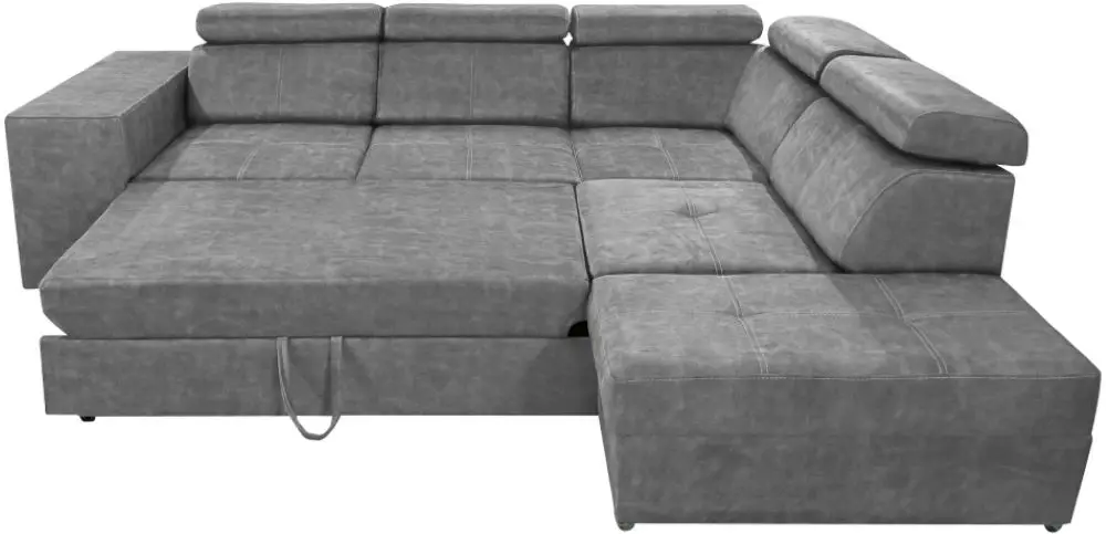 Диван угловой Tempo Kondela Malaga Right Country 17 (Gray)