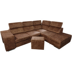 Canapea de colt Tempo Kondela Malaga Right Country 8 (Brown) Thumb