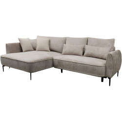 Canapea de colt Tempo Kondela Muriel Roh Left Gerra 15/Coral Bouclé 50 (Gray Beige) Thumb