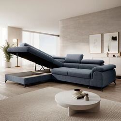 Canapea de colt Tempo Kondela Pony Roh Left Whisper 15 (Steel Grey) Thumb