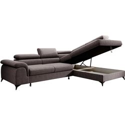 Canapea de colt Tempo Kondela Pony Roh Right Whisper 05 (Grey Brown) Thumb