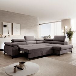 Canapea de colt Tempo Kondela Pony Roh Right Whisper 05 (Grey Brown) Thumb