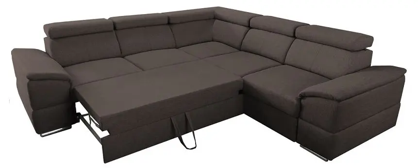 Диван угловой Tempo Kondela Segoria Lux 2+2 (Brown) - 3