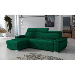 Canapea de colt Tempo Kondela Semi Roh Left Kronos 14 (Green)