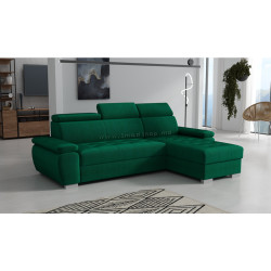 Canapea de colt Tempo Kondela Semi Roh Right Kronos 14 (Green)