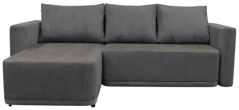 Диван угловой Tempo Kondela Senty (Dark Grey/Grey)