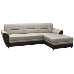 Диван угловой Tempo Kondela Sevard Roh Right (Brown/Grey Beige) Thumb