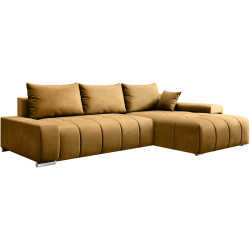 Диван угловой Tempo Kondela Vezan Roh Right Monolith 48 (Mustard) Thumb