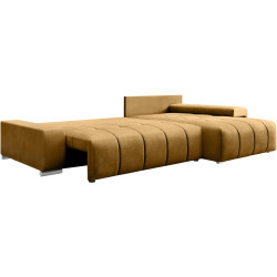 Диван угловой Tempo Kondela Vezan Roh Right Monolith 48 (Mustard) Thumb