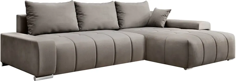 Canapea de colt Tempo Kondela Vezan Roh Right Monolith 85 (Gray)