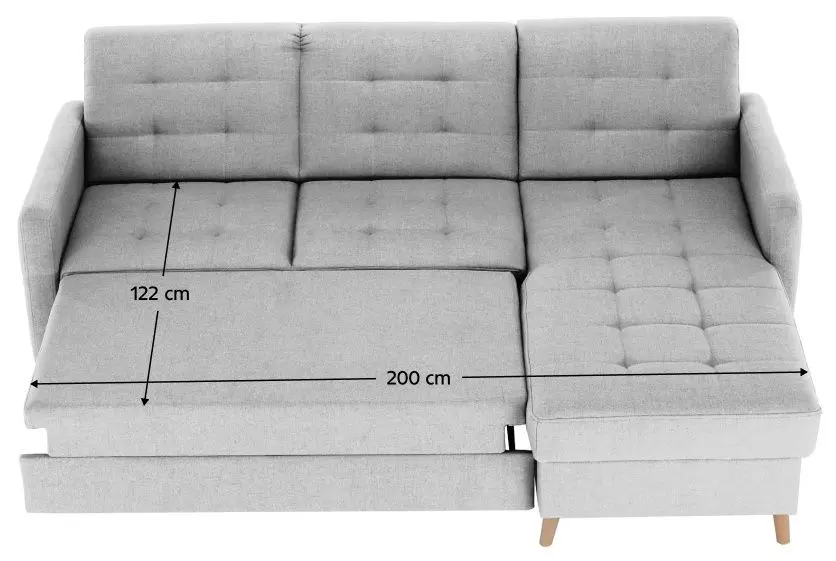 Диван угловой Tempo Kondela Visby (Light Grey)