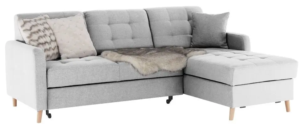 Диван угловой Tempo Kondela Visby (Light Grey)