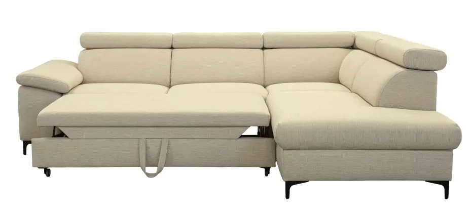 Canapea de colt Tempo Kondela Zachary Roh Right (Cream) - 5