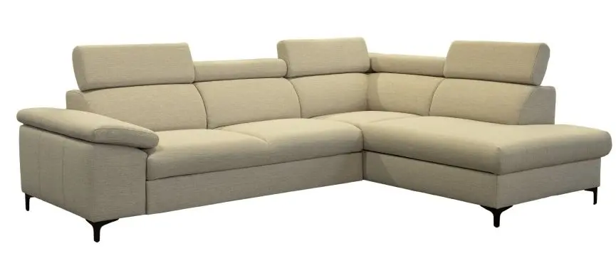 Canapea de colt Tempo Kondela Zachary Roh Right (Cream) - 6