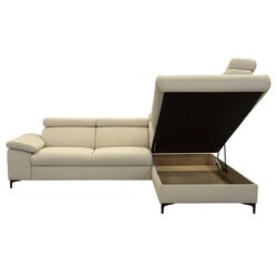 Canapea de colt Tempo Kondela Zachary Roh Right (Cream) Thumb