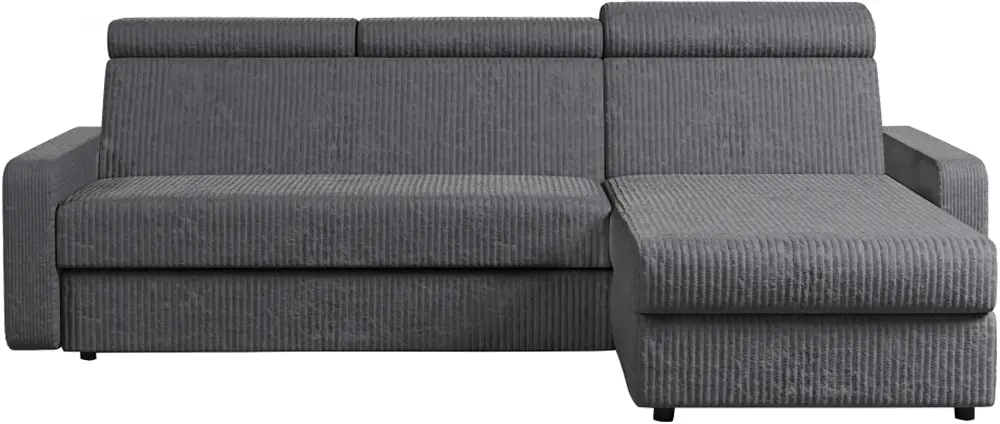 Canapea de colt Tempo Kondela Mora Roh Right Poso 60 (Gray)