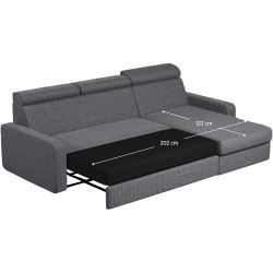 Canapea de colt Tempo Kondela Mora Roh Right Poso 60 (Gray) Thumb