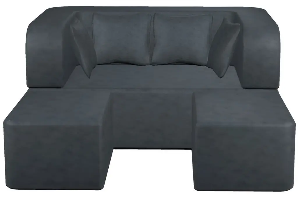 Canapea in forma de U Tiara Caprice 4 Extra 200x160x40 (Dark Grey)