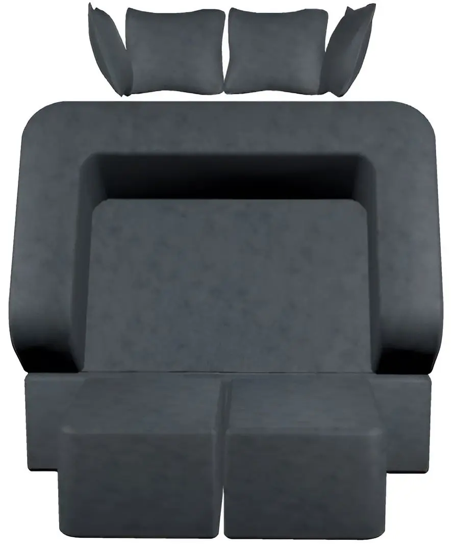 Canapea in forma de U Tiara Caprice 4 Extra 200x160x40 (Dark Grey)