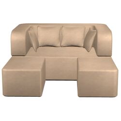Canapea in forma de U Tiara Caprice 4 Extra 200x160x40 (Light Beige) Thumb