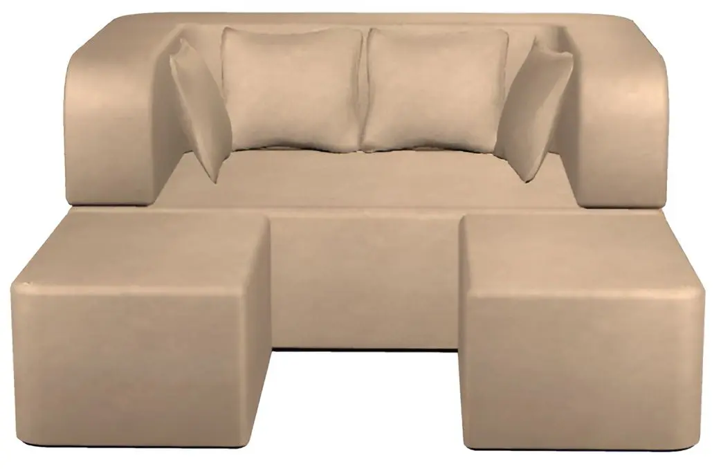 Canapea in forma de U Tiara Caprice 4 Extra 200x160x40 (Light Beige)