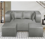 Canapea in forma de U Tiara Caprice 4 Extra 200x160x40 (Light Grey)