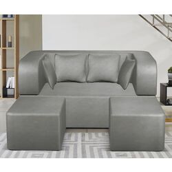 Canapea in forma de U Tiara Caprice 4 Extra 200x160x40 (Light Grey)