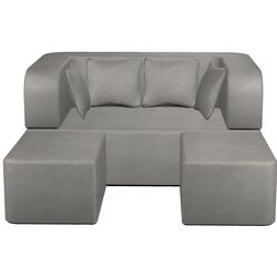 Canapea in forma de U Tiara Caprice 4 Extra 200x160x40 (Light Grey) Thumb