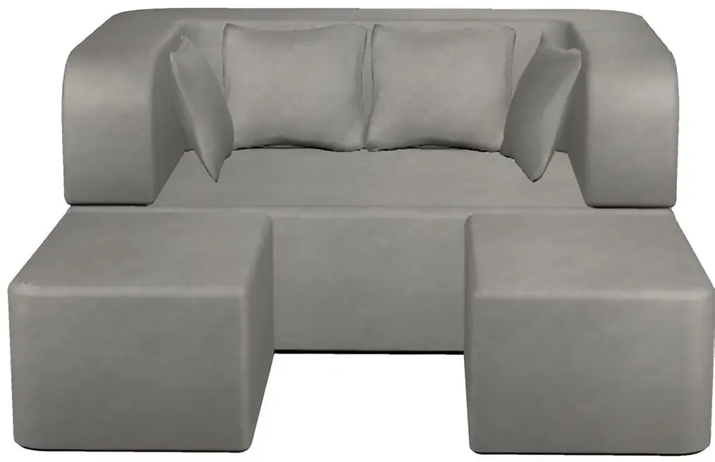 Canapea in forma de U Tiara Caprice 4 Extra 200x160x40 (Light Grey)