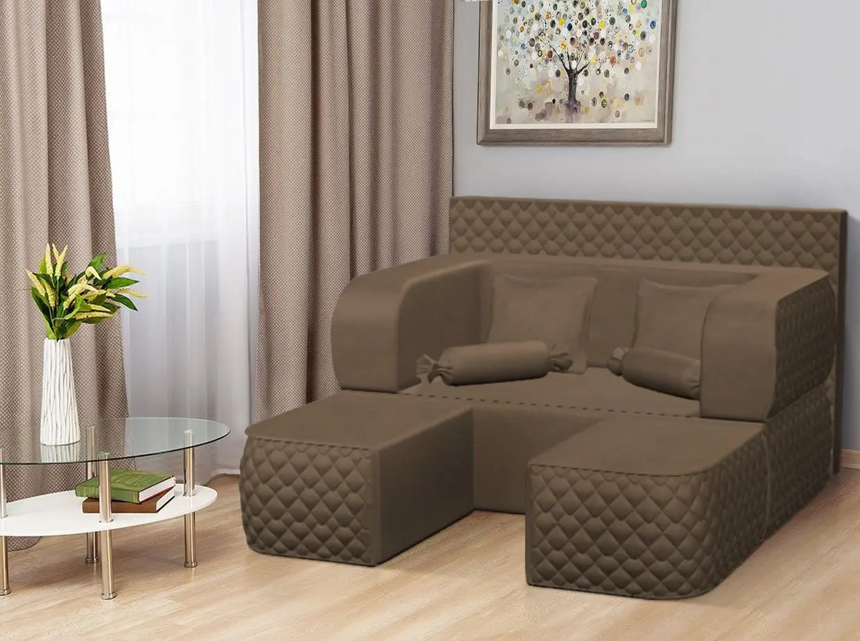 Canapea in forma de U Tiara Elegance 200x160x40 (Dark Beige)