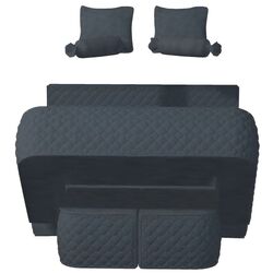 Canapea in forma de U Tiara Elegance 200x160x40 (Dark Grey) Thumb