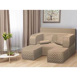 Canapea in forma de U Tiara Elegance 200x160x40 (Light Beige)