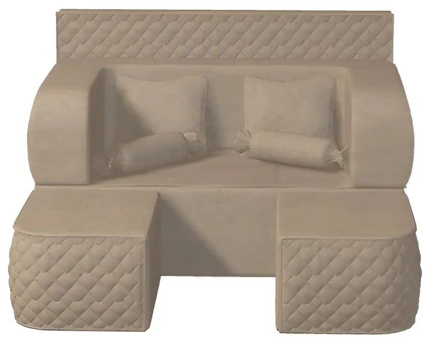 Canapea in forma de U Tiara Elegance 200x160x40 (Light Beige)