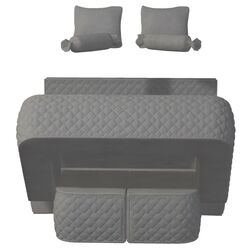 Canapea in forma de U Tiara Elegance 200x160x40 (Light Grey) Thumb