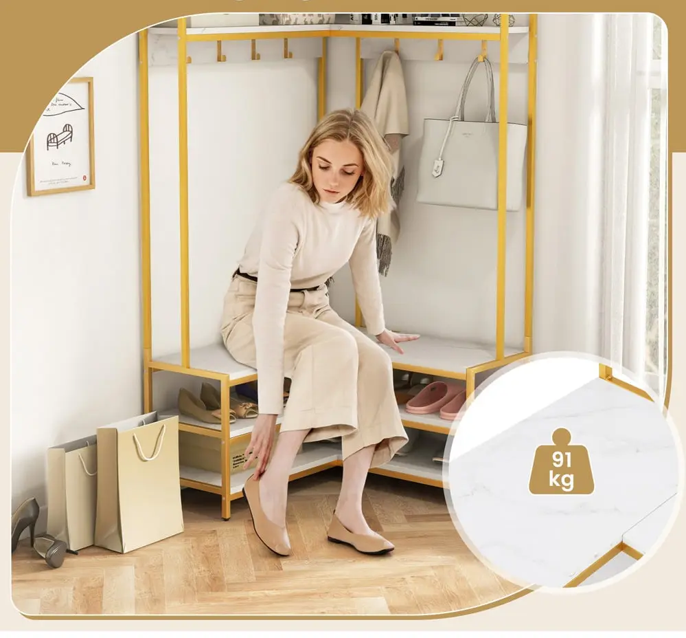 Вешалка Costway HU10555WH (White)