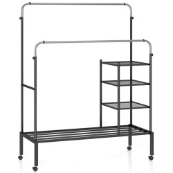 Вешалка Costway JZ10244SL (Black/Gold) Thumb