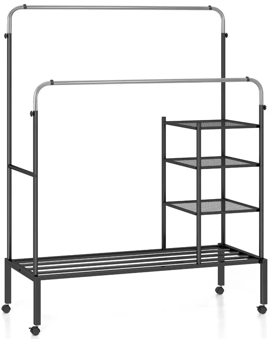 Вешалка Costway JZ10244SL (Black/Gold)