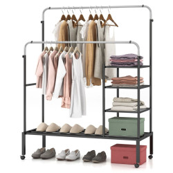 Вешалка Costway JZ10244SL (Black/Gold) Thumb