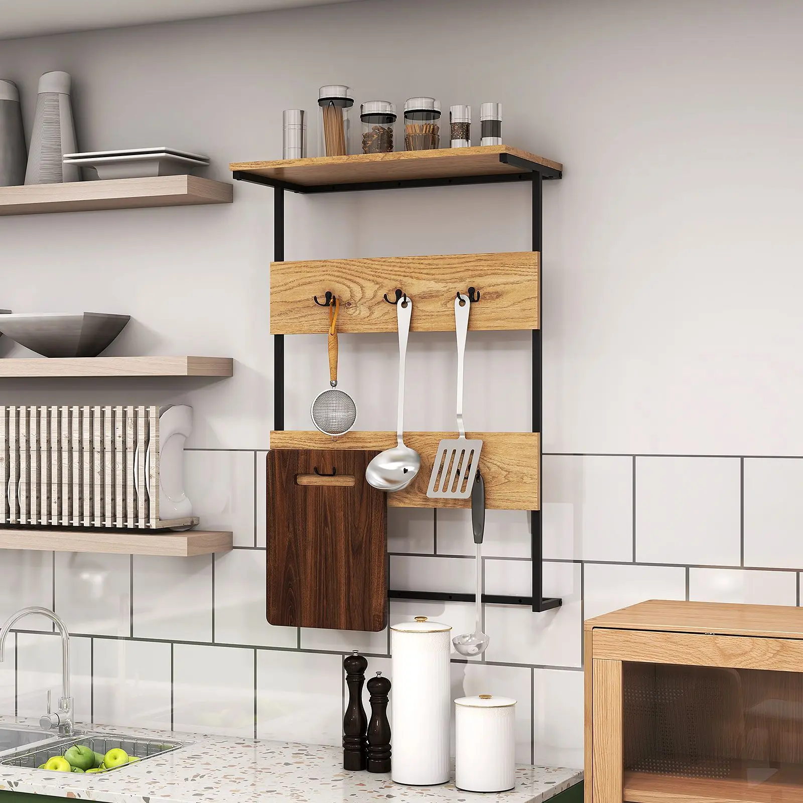 Вешалка Costway JZ10287NA (Natural)