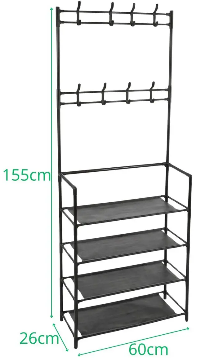 Вешалка Excellent Houseware 288088 (Black) - 4