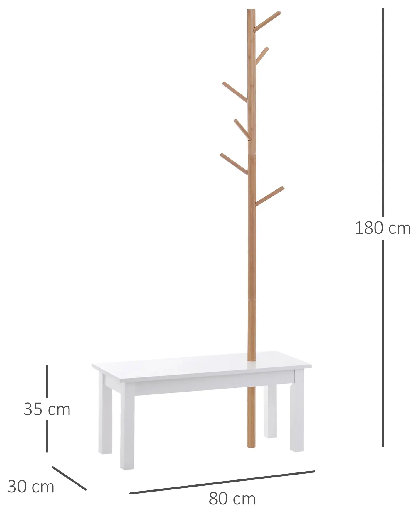 Cuier Homcom 831-223 (Natural) - 6