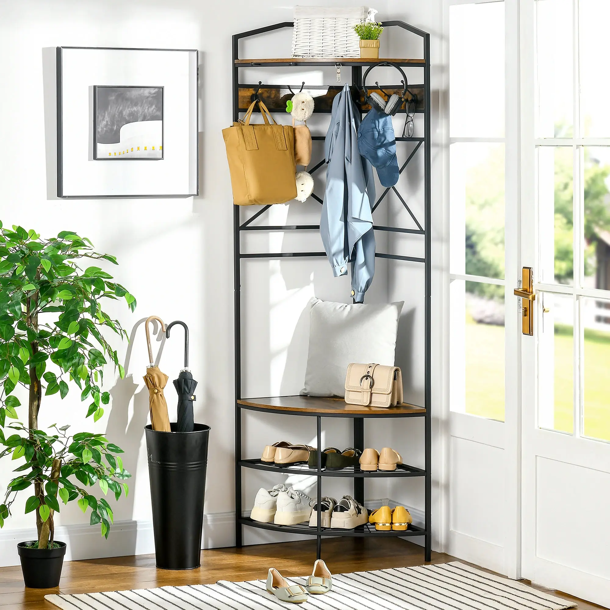 Cuier Homcom 837-210 (Rustic Brown) - 6