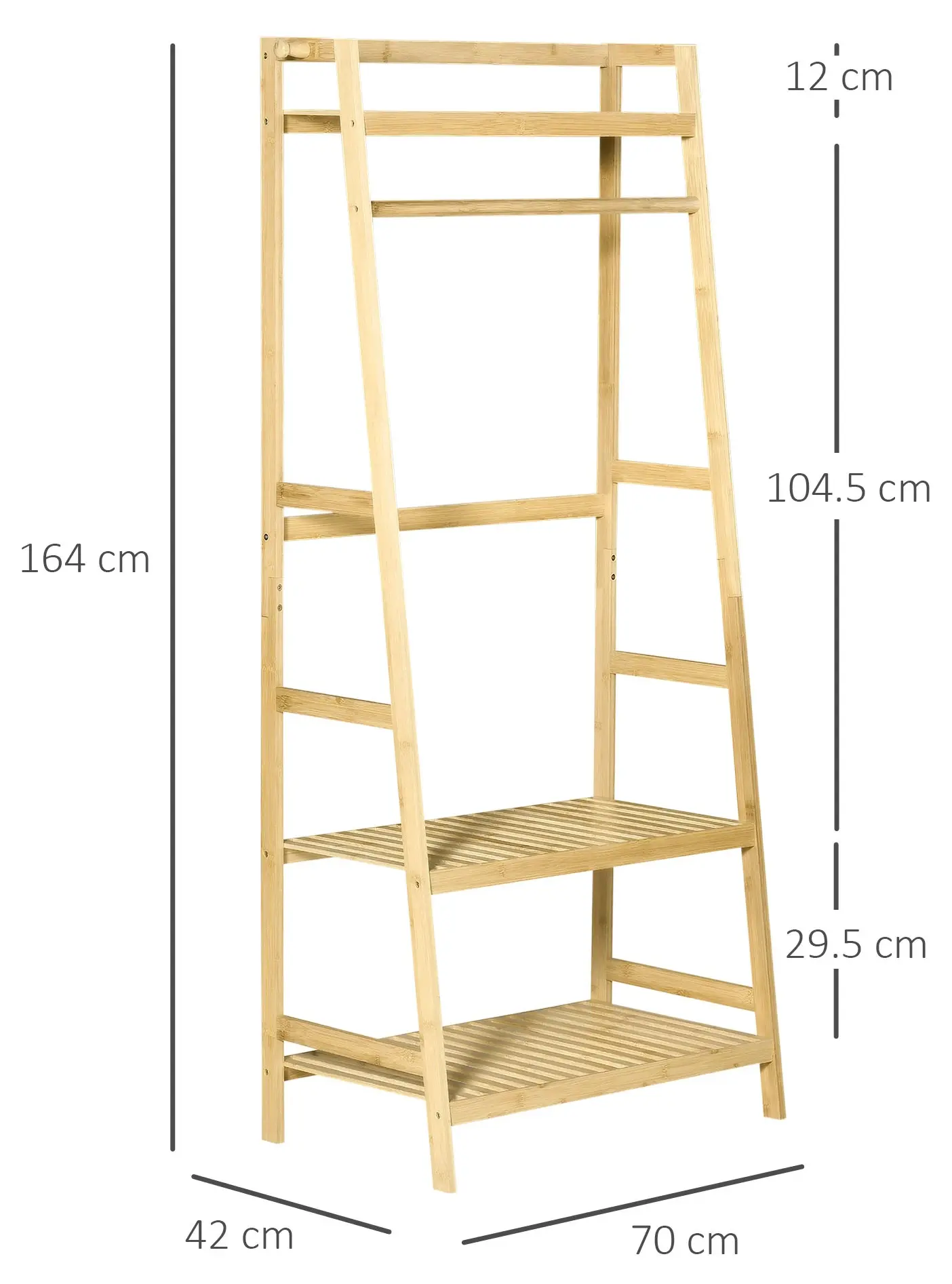 Вешалка Homcom 850-160 (Natural) - 4