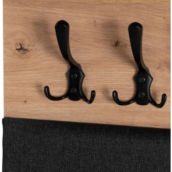 Вешалка Mebel Elite Modena 60cm (Artisan Oak/Graphite) Thumb