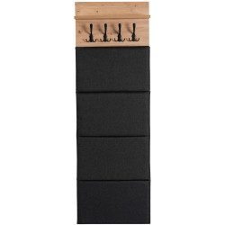 Вешалка Mebel Elite Parma 50cm (Artisan Oak/Graphite) Thumb