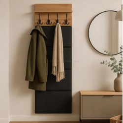 Вешалка Mebel Elite Parma 50cm (Artisan Oak/Graphite)