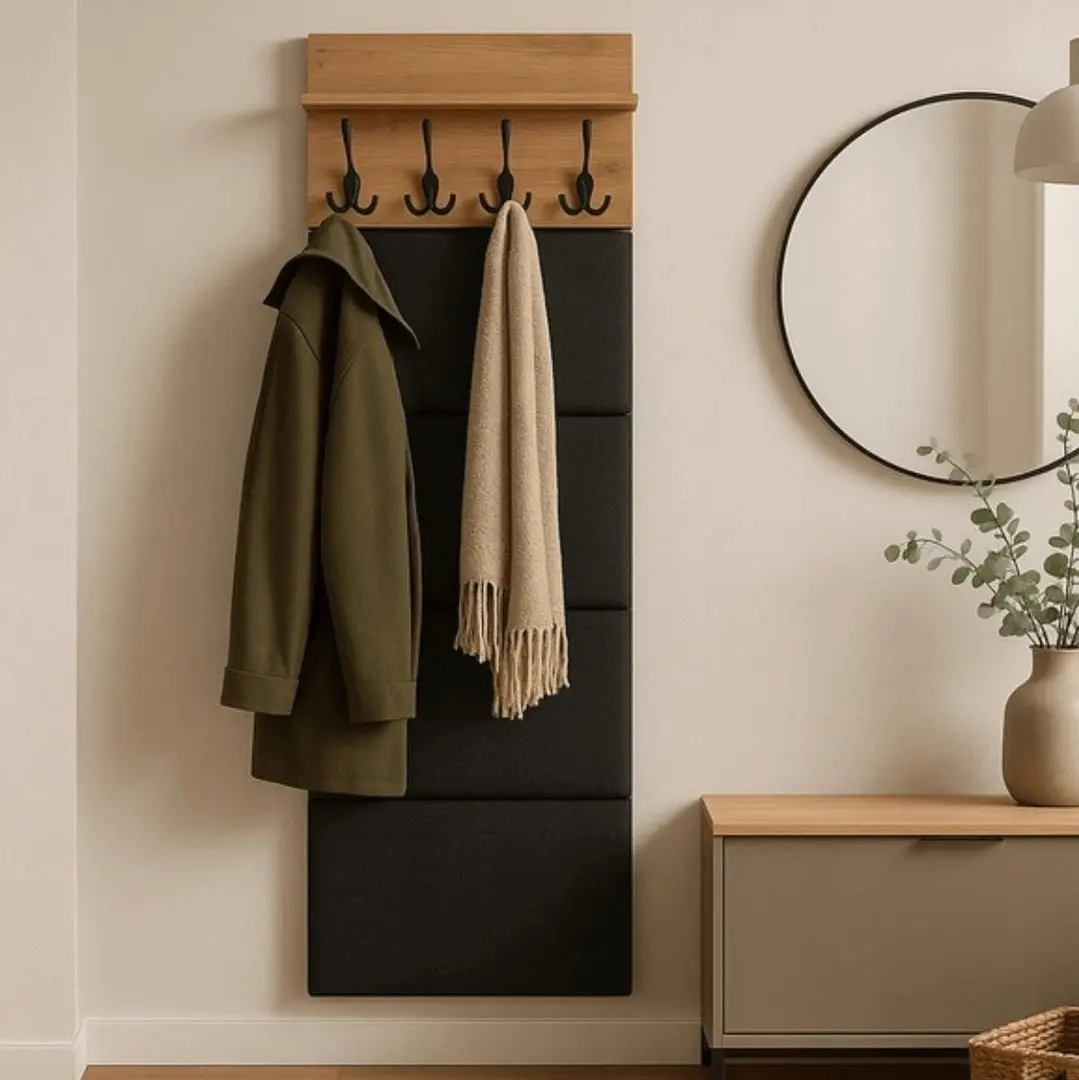 Вешалка Mebel Elite Parma 50cm (Artisan Oak/Graphite)