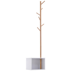 Cuier Homcom 831-224 (White/Natural) Thumb