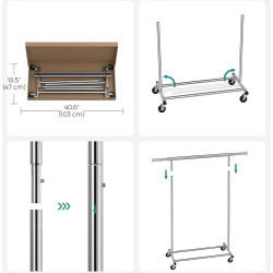 Cuier Songmics HSR13S (Silver) Thumb